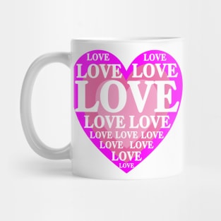 love hearts Mug